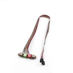 USB 3.5mm cổng Micro cáp tai nghe dây cho máy tính để bàn Chassis trường hợp bảng điều khiển phía trước với 2 USB cổng Micro cổng tai nghe