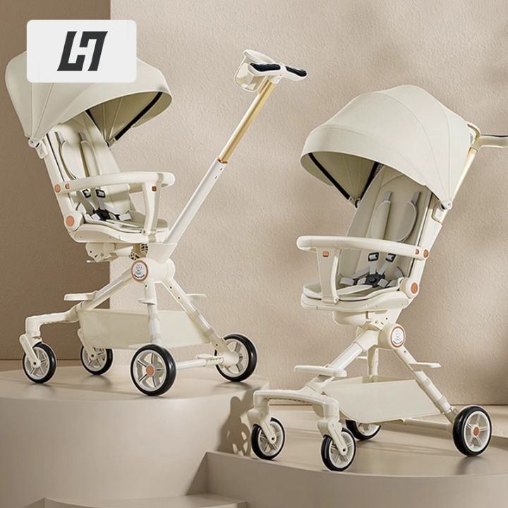 Stroller Bayi Kereta Dorong Bayi 2 Arah Stroller Duduk Travelling Dilipat Bisa Duduk Dan Berbaring Versi Baru Lazada Indonesia