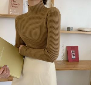 INNER RAJUT AISHA HIJAB BAJU DALEMAN TURTLENECK KNIT MANSET