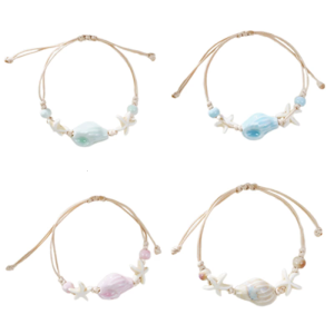 Nhựa Gốm Bện Vòng chân cho Layering trang phục giản dị hoặc Đảng handmade phụ kiện cổ tay cho trang phục hàng ngày