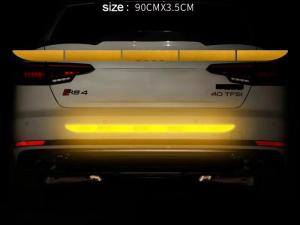 WARNING SIGN BUMPER isi 5 panjang 90 cm sticker reflektor mata kucing variasi mobil motor pick up truk anti air