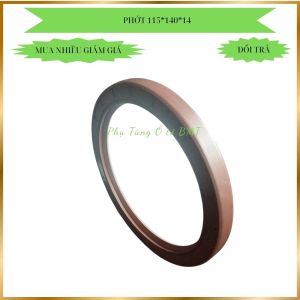 Phớt Chắn Dầu Đuôi Trục Cơ Sinotruk Phốt dầu 115x140x12.