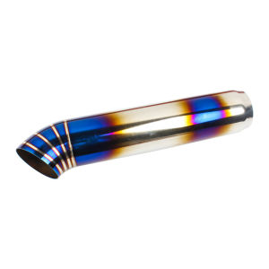 Racing Series Car Exhaust Muffler Big Round Canister Bass Sound Tail Pipe