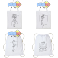 Totebag Tote Bag Tas Serut Goodie Bag Goodiebag Mewarnai Inside Out Warnai Lukis Ulang Tahun Anak. 