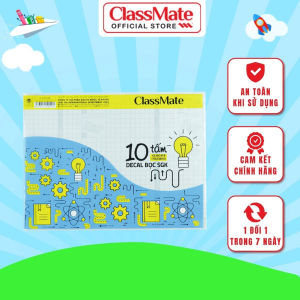 Decal bọc vở sách cải cách Hải Hà Classmate. Bọc Decan dán sách giáo khoa mẫu mới bám dính tốt dễ sử dụng -Loki Home