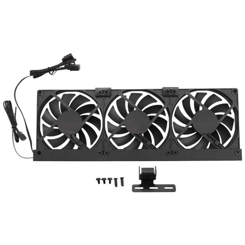 Universal GPU Cooling Fan 3X90mm ARGB Sync Lighting 5V Addressable RGB  Silent Chassis PCI Graphics Card Cooler Fan