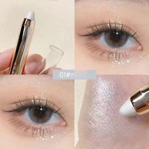 Dual-ended Eye Makeup High Shine Eyeshadow Waterproof Powder Fine Smooth Highlighter Eyeliner