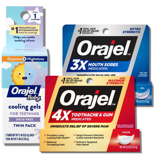 Orajel Dental Gel Rapid Toothache Relief Toothache Gum Pain