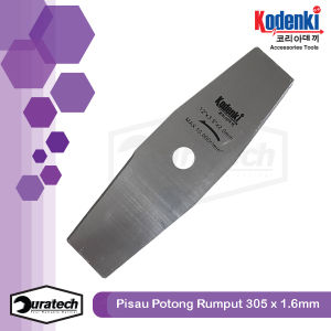 Kodenki Pisau Mesin Potong Rumput 10" Kotak Gendong Brush Cutter Blade 10 Inch - Spare Parts Ganti Mesin Potong Rumput Gendong 2 Tak Bertenaga Bensin - Mata Pisau Mesin Pemotong Rumput Gendong Model Kotak 10 Inci