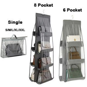 BHQ PVC Transparent Waterproof Woman Handbag Organizer Dust Bag for Handbag Moisture Proof Storage Bag