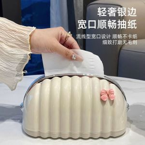 WE 3261 = 轻奢奶油风纸巾盒 Light Luxury Cream Style Tissue Box