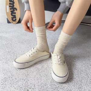 ถุงเท้าสำหรับผู้หญิง เท้าทางการณ์สูง นุ่มและสบาย ด้วยการสวมใส่ ถุงเท้าแบบท ฤดูใบไม้ รุ่น