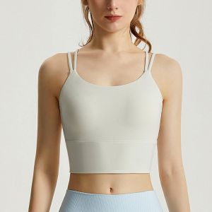 ISLAND WALK Women Sports Bra Fixed Padded Top Yoga Bra Fitness Gym Workout Running S-XXL BX015