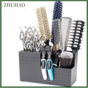 ZHUHAO Salon Barber Scissors Comb Clips Rack Storage Box Hairdressing Cosmetic Tool
