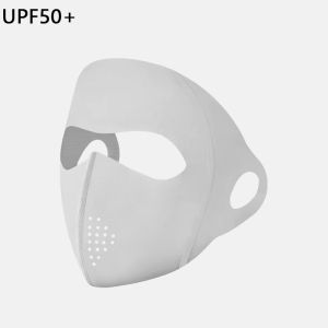 หน้ากากกันแดดแบบเต็มหน้าสำหรับผู้หญิงในฤดูร้อน หน้ากากผ้าไหมน้ำแข็งป้องกันรังสียูวี หน้ากากขับรถ หน้ากากป้องกันใบหน้า Facekini 全脸防晒面罩