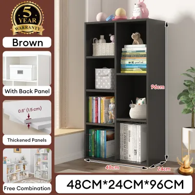 SS Book shelf Rack Organizer Utility Cabinet Bookcase Storage Cabinet Display Shelf For Room