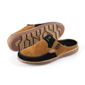 DENZEL DZ 190 Sepatu Sendal Pria Bustong Men Sandals Hitam - SEPATU PRIA - SANDAL PRIA