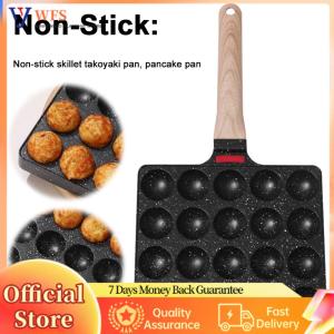 【Flagship】 Nonstick Grilling Pan Cooking Plate 20 Holes Takoyaki Maker Cooking Grill Baking Pan for Octopuses Balls Pancake