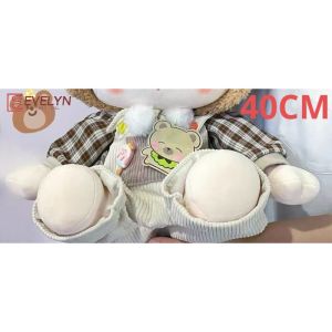 Evelyn 40cm Suspender Trousers Clothes Jumpsuit Game Love and Deepspace Xavier Zayne Rafayel ralayo Sylus Caleb Sitting Posture Plush Doll Dress Up Clothes Clothing Cosplay Costume