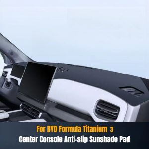 secr For BYD Formula Tit3 Front Instrument Anti-slip Sunshade Pad Center Console Dash Anti-glare Mat Interior Decoration Accessories 2Z6B7