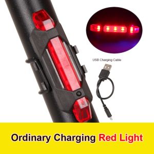 KIPRUN Bicycle Light USB Rechargeable Waterproof Rear Tail Light Bike Cycling Light Bike Lamp Warning Flash Light