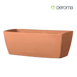 Deroma Terracotta Balcony Pot / Pasu Bunga Hiasan Tanah Liat / Outdoor / Italy Clay / Cassetta Garda D32 H13