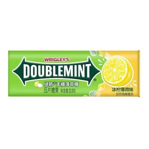 绿箭-无糖薄荷糖-冰柠薄荷味/茉莉花茶味/元气葡萄味 23.8克 WRIGLEYS Doublemint Sugar-free Mint Candy-Ice Lemon Mint/Jasmine Tea/Vitality Grapes 23.8G