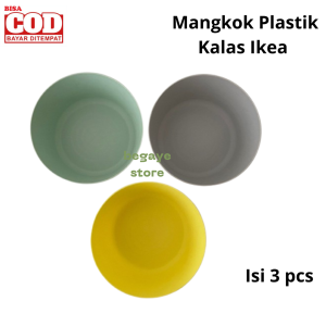 Mangkok isi 6 | Mangkok Plastik Tahan Panas | COD