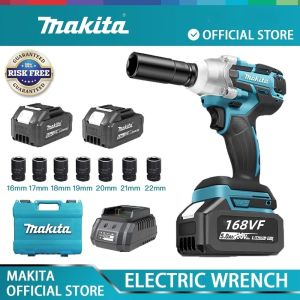 MAKITA XWT14Z 168V Electric Impact Wrench Brushless Cordless 4-Speed 1/2" Sq Drive With 2 Batteries