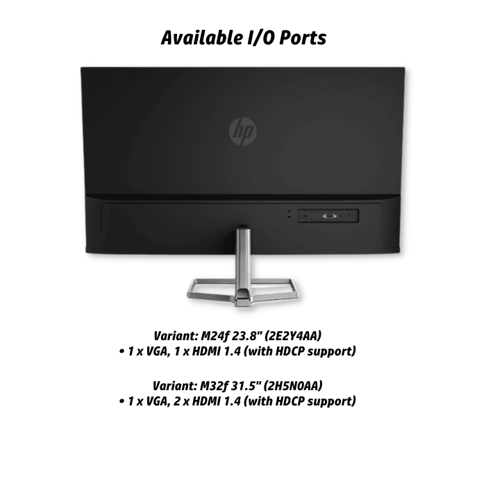 HP%20M24f%2023.8"%20(2E2Y4AA)%20IPS%20/%20M32f%2031.5"%20(2H5N0AA)%20VA%20-%20FHD%20Monitor%20(FreeSync,LED%20Backlit,75Hz,%205ms,VGA%20&%20HDMI,3Y)%20-%20Image%207