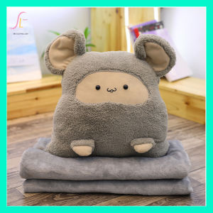 3 in 1 Multipurpose Huggable Soft Pillow Blanket bantal selimut murah gift toy Hand Warmer Cute Soft Plush Toy Pillow 枕头
