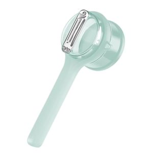 PARKOUR Splash Prevention Storage Type Paring Washable Non-Slip Handle Fruit Scraper Multi Functional Lightweight Fruit Peeler Tools Eggplant