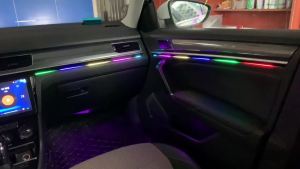 Universal Symphony Car LED Ambient Light 64 RGB Color Car Interior Acrylic Light Guide Decoration Atmosphere Light 18/10/6 in 1