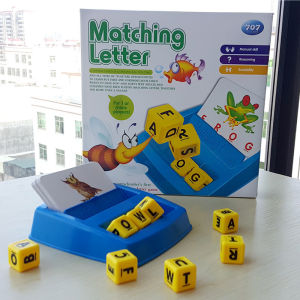 707 English alphabet card matching game machine for children to learn pinyin and English words picture-based literacy educational toy