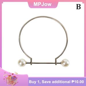 【MPJow】 Metal Bag Handle Replacement Brackets Purse Bag Handles DIY Handmade for Making Handbag Fashion Imitate Metal Circle Handle Bag Accessory