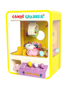 Mesin Tangkap Mainan Mini Kanak Kanak Elektrik Rumah Comel Guna Syiling Hadiah Gula Gula Patung Mainan Lelaki Perempuan (Free10Dolls) Kids Mini Claw Machine Small Household Coin Clip Doll Electric Fun Toys 迷你抓娃娃机小型家用投币夹娃娃公仔扭蛋糖果电动男女孩玩具 A072