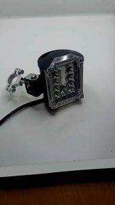 LAMPU LED 18MATA 3SENJA/LAMPU TEMBAK JEPIT STANG KLX/CRF/CBR/VIXION BEAT STREET DLL