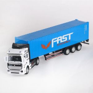 GONOVO Hợp kim Đồ chơi phương tiện vận tải Nhựa Mô hình xe đồ chơi Đồ chơi xe tải lớn Thú vị Đồ chơi xe tải vận chuyển container Quà sinh nhật