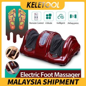 Comfort Heating Foot Massager Reflexology Leg Electric Massage Machine Calf Foot Pain Relief
