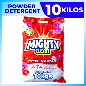 10 KILOS Mighty Clean Detergent Powder Detergent Premium 10 KILOGRAM SACK - JUMBO SACK RED 10 KGS