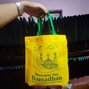 Tas Idul Fitri / Tas Idulfitri 1pack (isi 10pcs) ramadhan ramadan bingkisan parcel 35x33x8cm