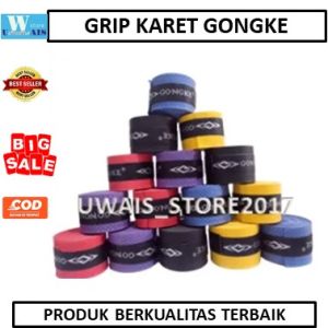 PROMO !!! GRIP KARET GONGKE / YONEX HIGH QUALITY / RAKET BADMINTON GONGKE- 1 pcs