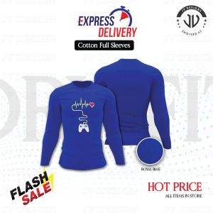 [ NEW ] COOL PRINTING DESIGN GAME OF CONSOLE LONG SLEEVE COTTON SHIRT FOR MEN AND WOMEN