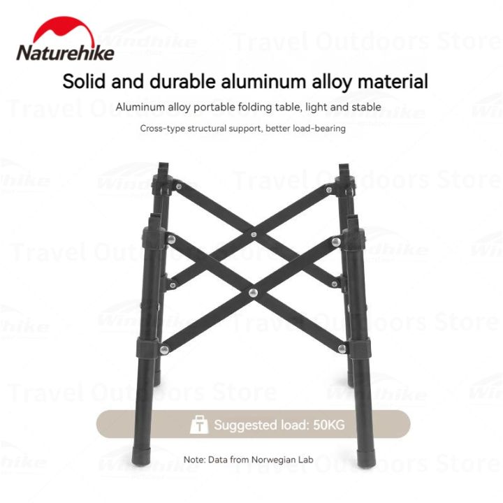 Naturehike%20Mini%20Square%20Camping%20Table%20Folding%20Portable%20Only%201kg%20Foldable%20Aluminum%20Durable%2050kg%20Max%20Load%20Ultralight%20Hiking%20Backpacking%20Picnic%20BBQ%20Small%20Egg%20Roll%20Table%20with%20Storage%20Bag%20Nature%20Hike%20-%20Image%204
