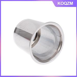 KOQZM Mesh Tea Infuser Strainer Leaf Filter Leaks Sieve Metal Cup Stainless Steel