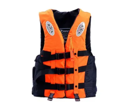 Life Jacket Adult Kids Safety Water Safety Rescue Jacket For Drifting Surfing Rowing Fishing Outdoor 4 colours whistle Included Outdoor life jacket floater Swimming Life Vest Water Safety Rescue Jacket