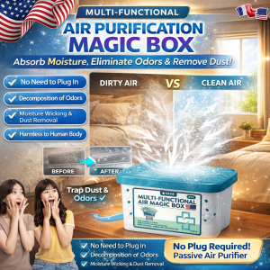 Universal Suction Magic Box Powerful Odor-Decomposing Removal Air Magic Box Automatic Air Dust CollectorMoisture-proof Absorbent Bags 吸尘魔盒