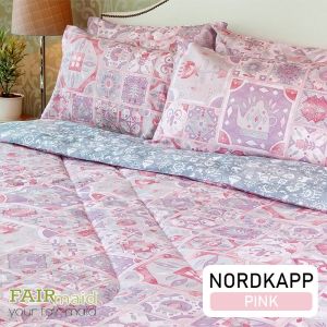 FAIRmaid  ชุดผ้าปูที่นอนรัดมุม+ปลอกหมอนหนุน ลาย Nordkapp ที่นอน 6 ฟุต / 5 ฟุต / 3.5 ฟุต (ผ้าปู ปลอกหมอน)