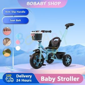 COD 3 in 1 Stroller Bike for Baby Girl With Push handle