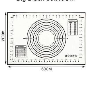 Non-Stick Silicone Cake Baking Mat With Graduated Scale Kneading Mat Kitchen Cooking Pastry Tools